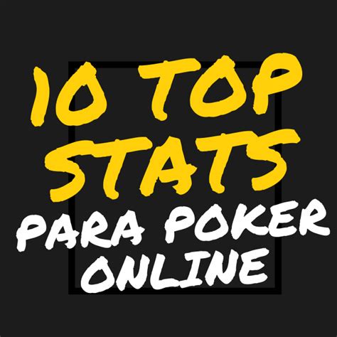 High stakes poker estatísticas do banco de dados